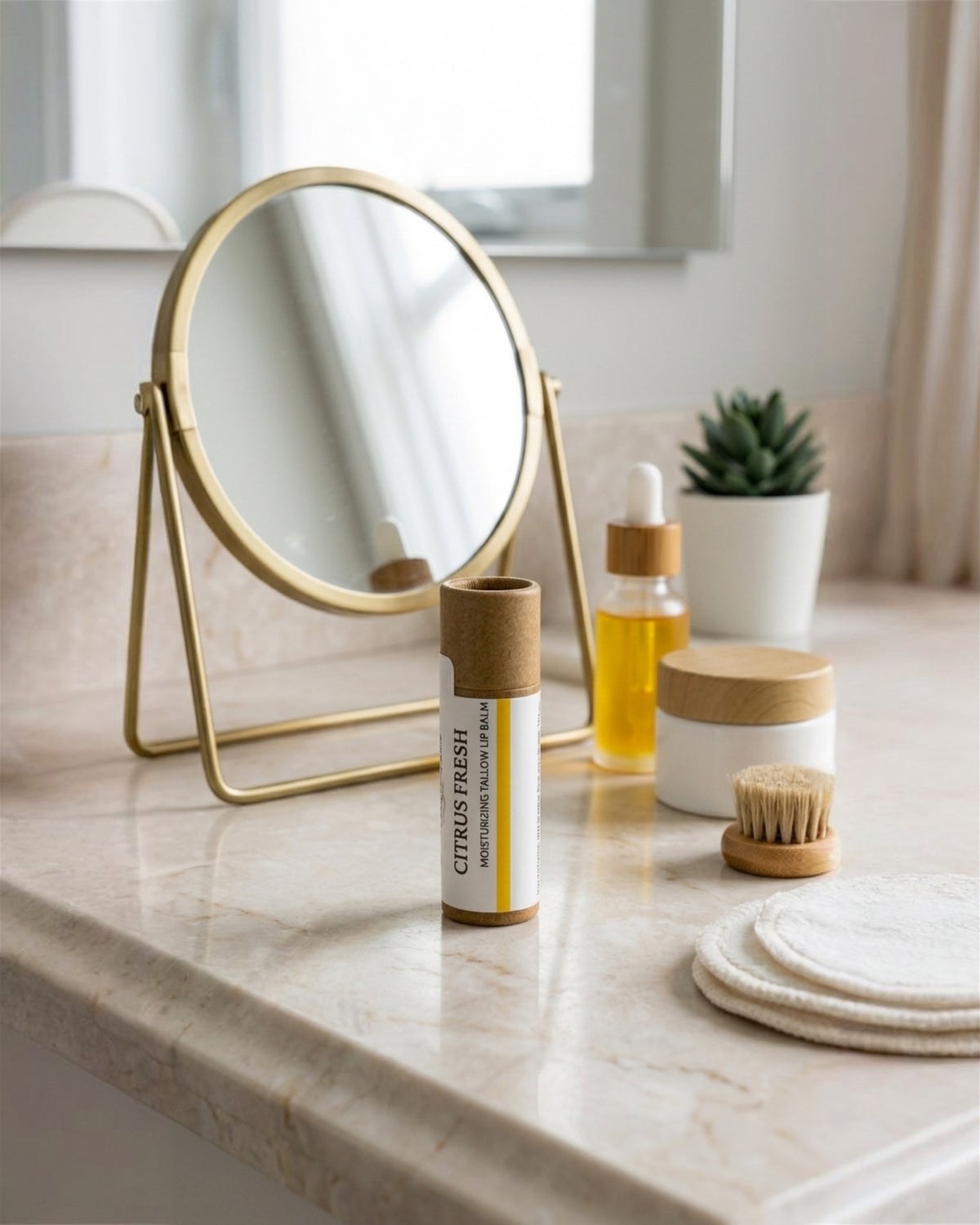 Bison Tallow Lip Balm – Organic Deep Hydration for Sensitive Lips