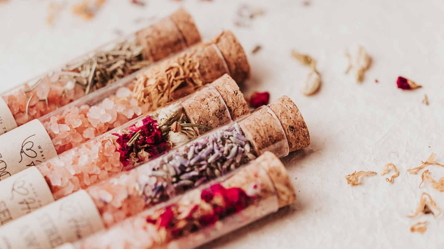 Bath salt gift box of 5
