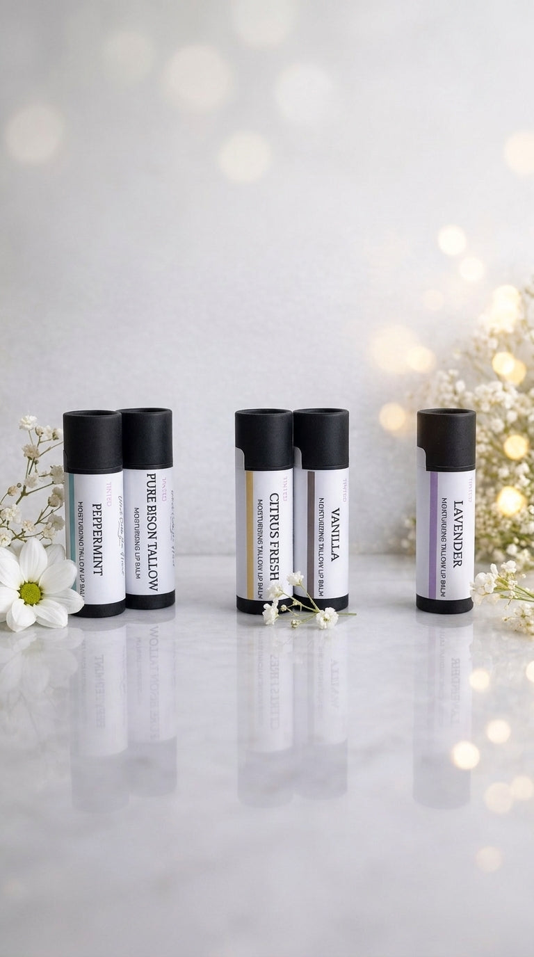 Bison Tallow Organic Lip Balm