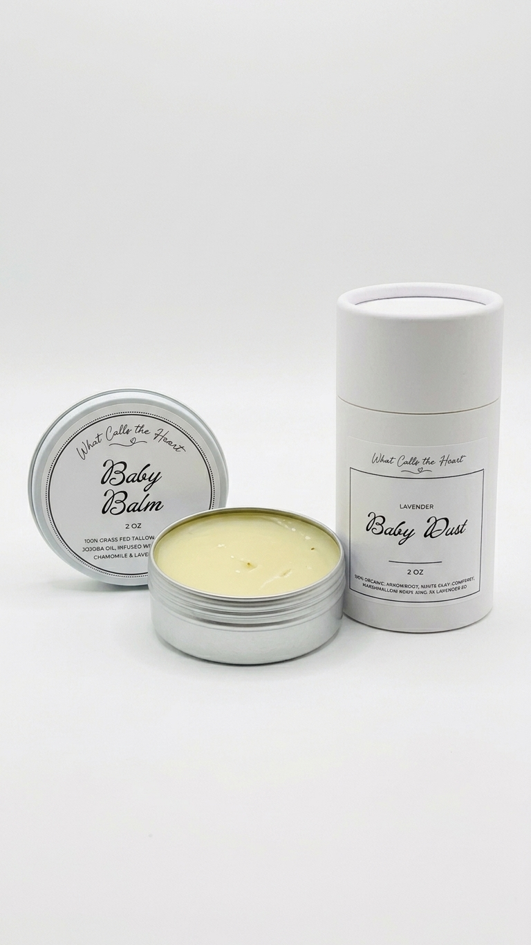 Tallow Baby Balm: Lavender Calendula Diaper Rash Salve