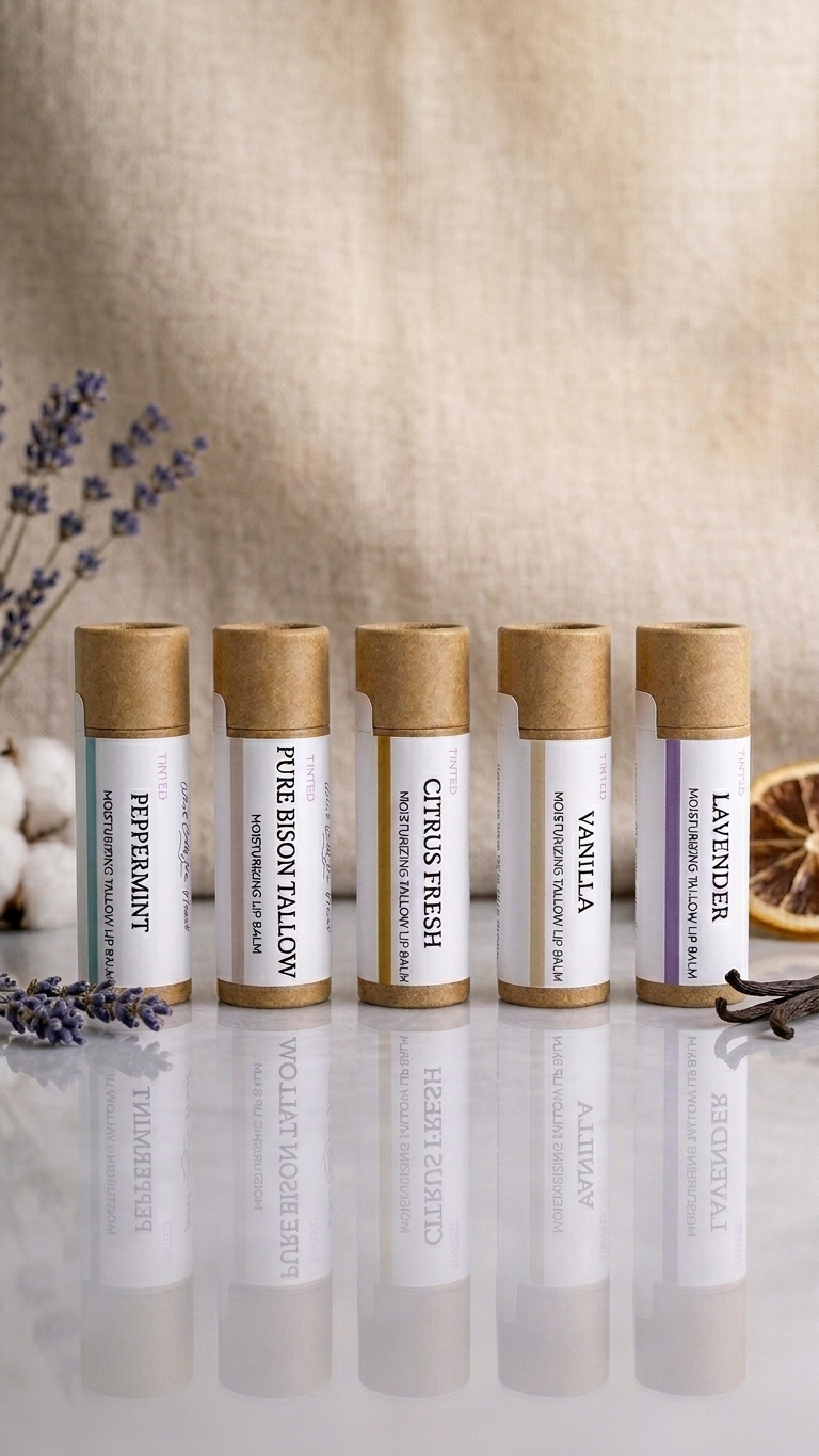 Bison Tallow Organic Lip Balm