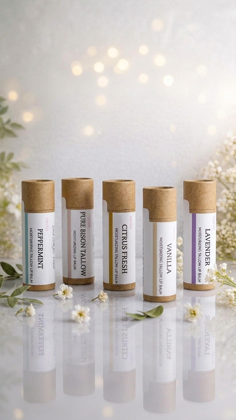 Bison Tallow Organic Lip Balm
