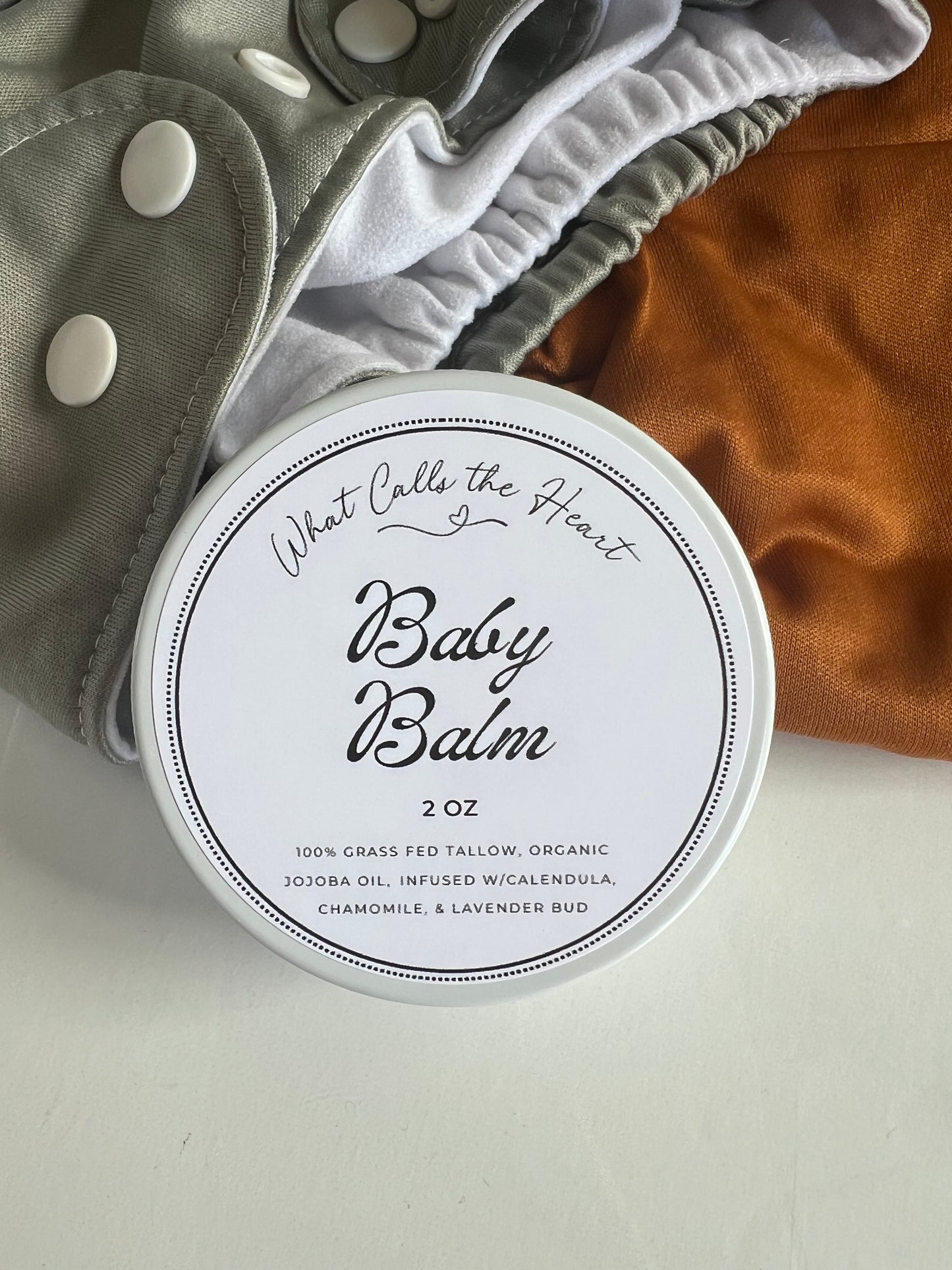 Tallow Baby Balm: Lavender Calendula Diaper Rash Salve