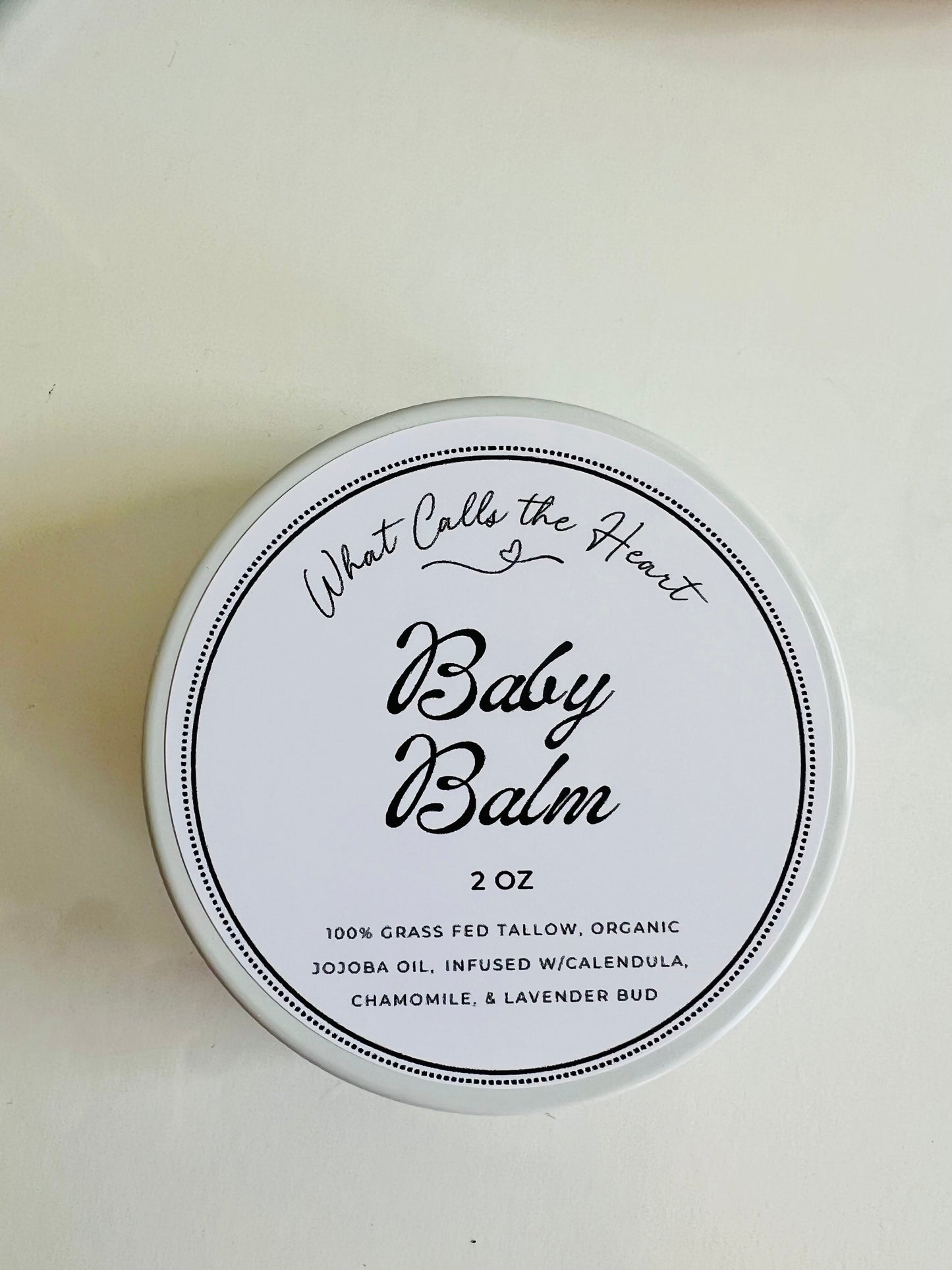 Tallow Baby Balm: Lavender Calendula Diaper Rash Salve