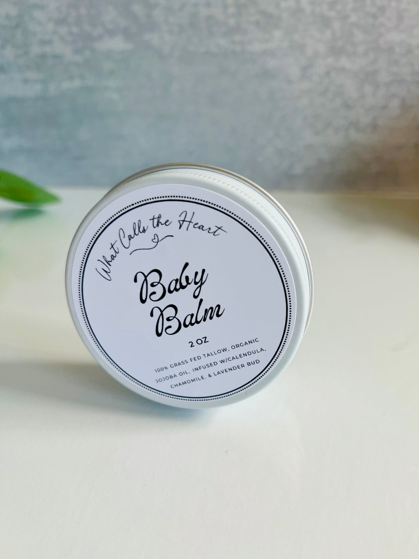 Tallow Baby Balm: Lavender Calendula Diaper Rash Salve