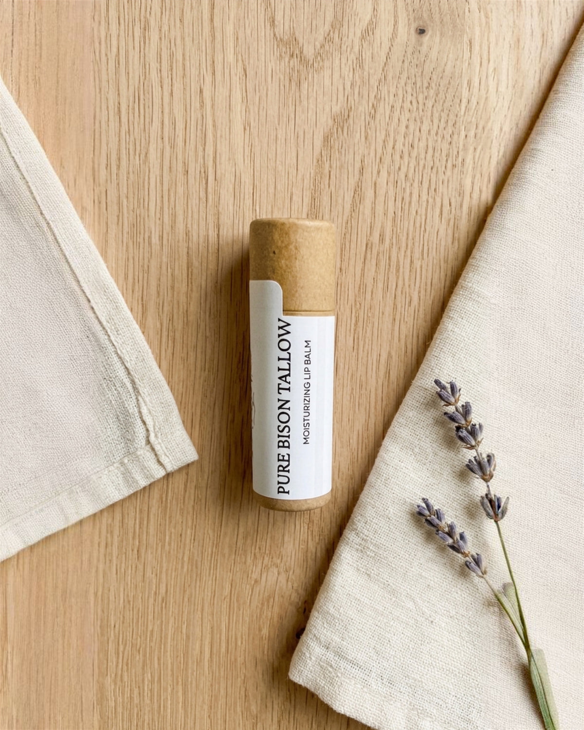 Bison Tallow Lip Balm – Organic Deep Hydration for Sensitive Lips