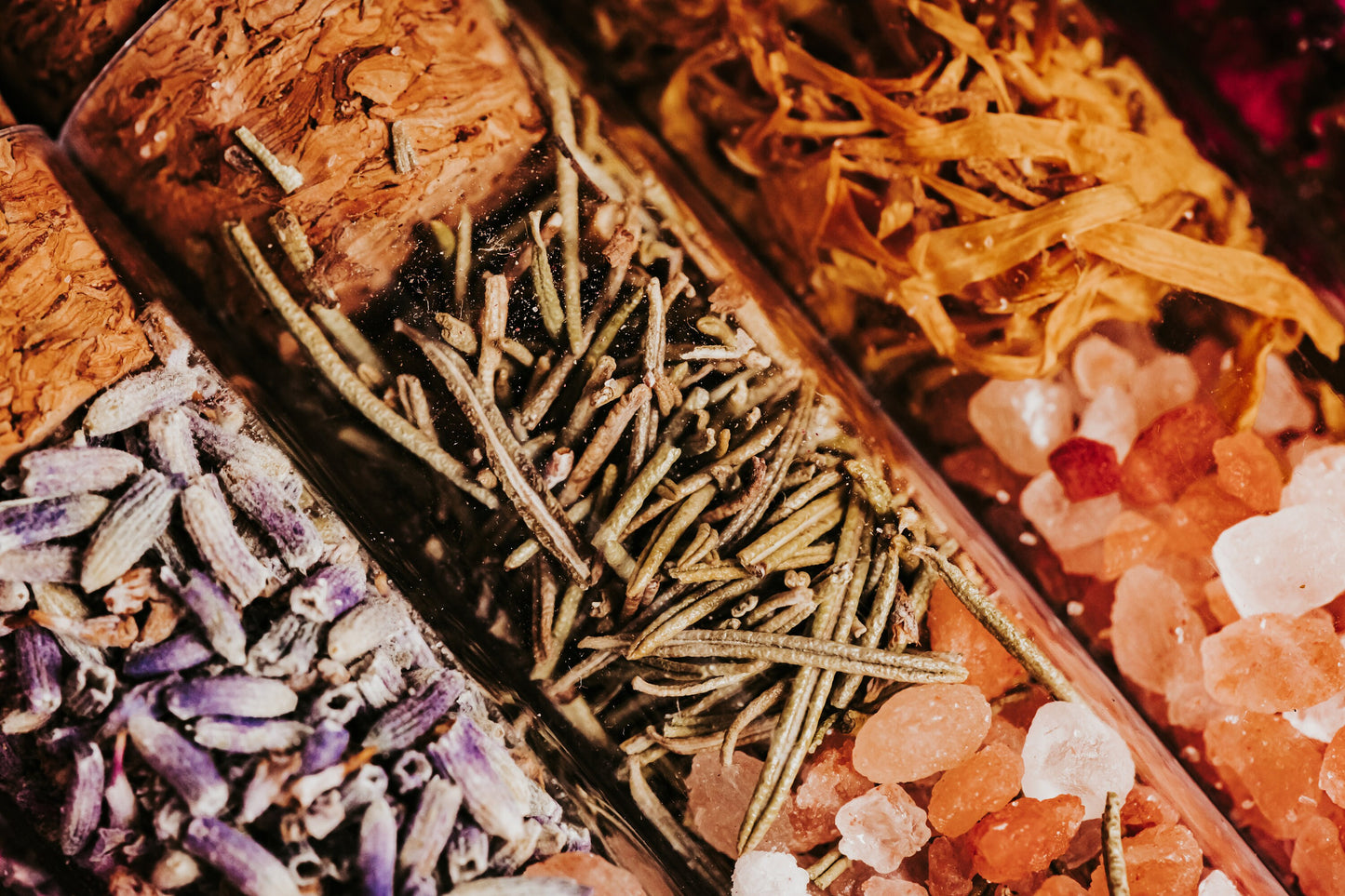 Bath Salts Spa Favors: Himalayan, Lavender, Rose - 3.1oz Tubes