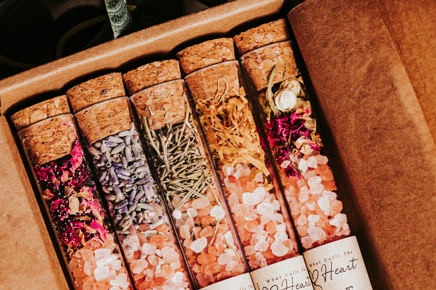 Bath Salts Spa Favors: Himalayan, Lavender, Rose - 3.1oz Tubes