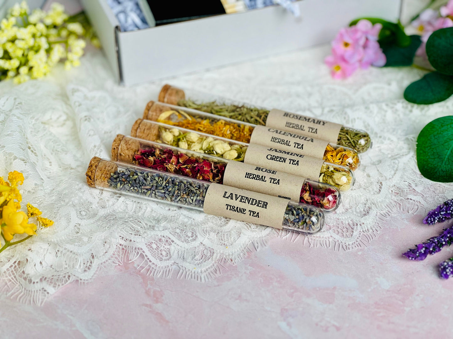Chamomile Loose Leaf Tea Favors: Bridal Shower Tea Party