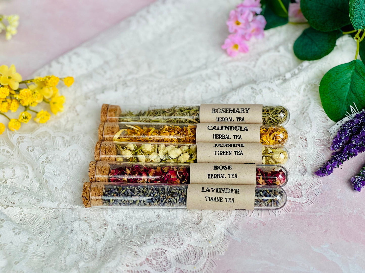 Chamomile Loose Leaf Tea Favors: Bridal Shower Tea Party